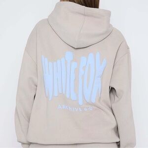 White Fox Women's Archive 6.0 Oversized Dove Hoodie Size S/M